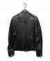 DIESEL (ディーゼル) シングルライダースジャケット ブラック サイズ:M：20000円