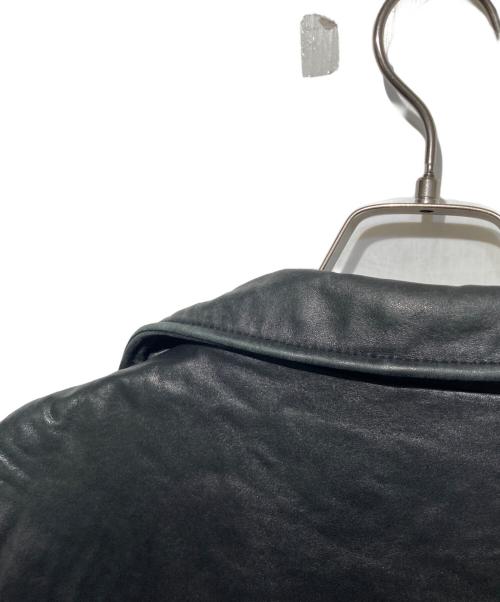 POLO RALPH LAUREN（ポロ・ラルフローレン）POLO RALPH LAUREN (ポロ・ラルフローレン) レザースイングトップ ブラック サイズ:XLの古着・服飾アイテム