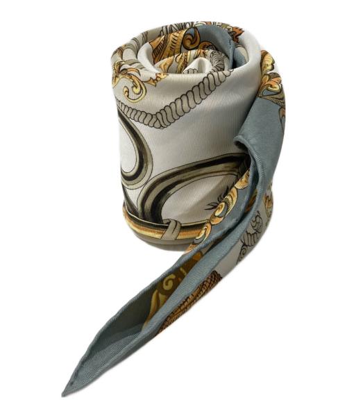 HERMES（エルメス）HERMES (エルメス) シルクスカーフ ベージュの古着・服飾アイテム