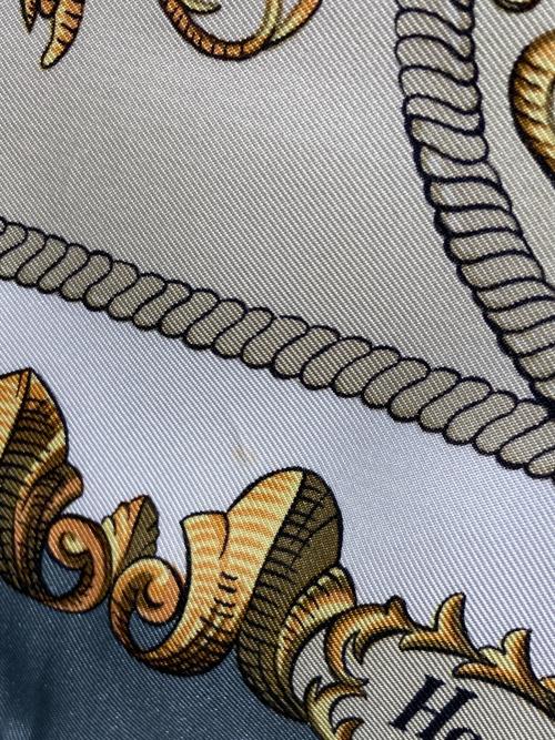 HERMES（エルメス）HERMES (エルメス) シルクスカーフ ベージュの古着・服飾アイテム