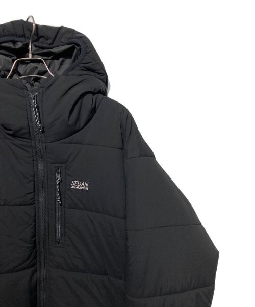 SEDAN ALL-PURPOSE（セダンオールパーパス）SEDAN ALL-PURPOSE (セダンオールパーパス) Polar Puff Parka 中綿ジャケット ブラック サイズ:Lの古着・服飾アイテム