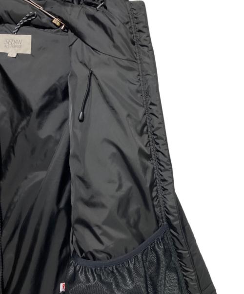 SEDAN ALL-PURPOSE（セダンオールパーパス）SEDAN ALL-PURPOSE (セダンオールパーパス) Polar Puff Parka 中綿ジャケット ブラック サイズ:Lの古着・服飾アイテム