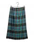 TICCA (ティッカ) チェックプリーツラップスカート グリーン：8000円