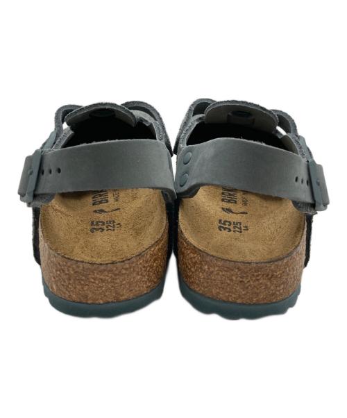 BIRKENSTOCK（ビルケンシュトック）BIRKENSTOCK (ビルケンシュトック) Tokioスエードシューズ グレー サイズ:22.5の古着・服飾アイテム