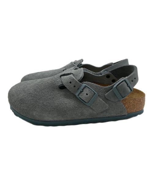BIRKENSTOCK（ビルケンシュトック）BIRKENSTOCK (ビルケンシュトック) Tokioスエードシューズ グレー サイズ:22.5の古着・服飾アイテム