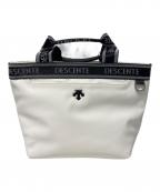 DESCENTEデサント）の古着「ラウンドバッグ」｜ホワイト