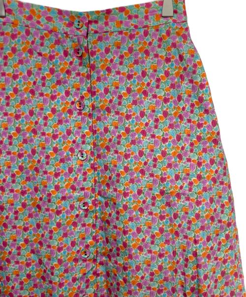 TSUHARU by samansa Mos2（ツハル バイ サマンサモスモス）TSUHARU by samansa Mos2 (ツハル バイ サマンサモスモス) リバティプリントスカート ピンク サイズ:Freeの古着・服飾アイテム