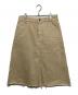 TORY BURCH（トリーバーチ）の古着「カットオフデニムスカート」｜ベージュ