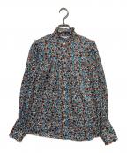 WEEKEND Max Maraウィークエンド マックスマーラ）の古着「リバティプリントブラウス」｜ブルー×ブラウン