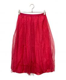 RED VALENTINO（レッドヴァレンティノ）の古着「チュールスカート」｜レッド
