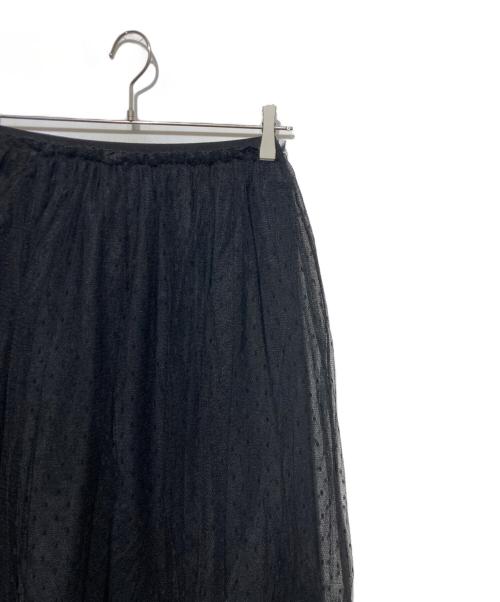 RED VALENTINO（レッドヴァレンティノ）RED VALENTINO (レッドヴァレンティノ) チュールスカート ブラック サイズ:36の古着・服飾アイテム
