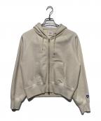 ORCIVALオーシバル）の古着「コットン裏毛ジップアップフーディーパーカー」｜アイボリー