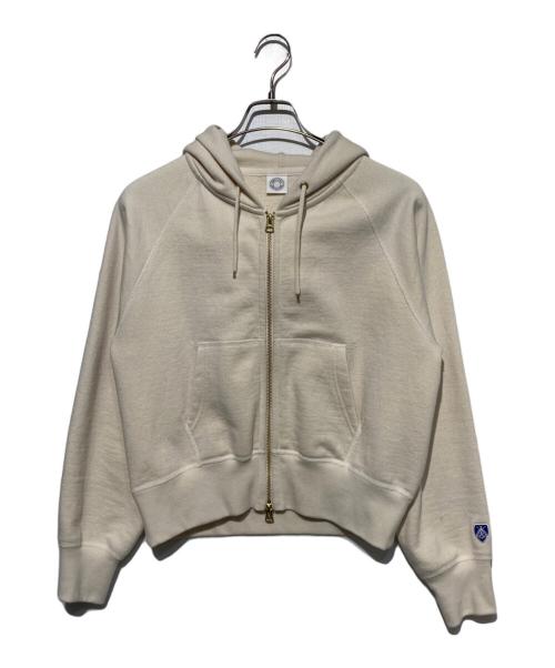 ORCIVAL（オーシバル）ORCIVAL (オーシバル) コットン裏毛ジップアップフーディーパーカー アイボリー サイズ:1の古着・服飾アイテム