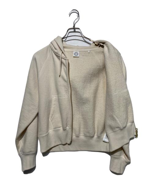 ORCIVAL（オーシバル）ORCIVAL (オーシバル) コットン裏毛ジップアップフーディーパーカー アイボリー サイズ:1の古着・服飾アイテム