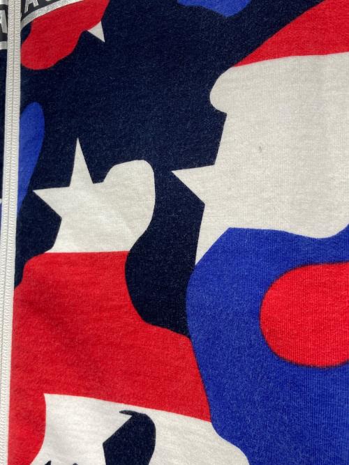 POLO RALPH LAUREN（ポロ・ラルフローレン）POLO RALPH LAUREN (ポロ・ラルフローレン) フロントロゴスウェットトラックジャケット ホワイト×ネイビー サイズ:XXLの古着・服飾アイテム