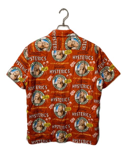 Hysteric Glamour（ヒステリックグラマー）Hysteric Glamour (ヒステリックグラマー) パイルタオルアロハシャツ オレンジ サイズ:Mの古着・服飾アイテム