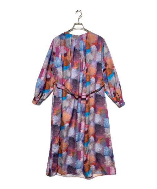 HERALBONY（ヘラルボニー）HERALBONY (ヘラルボニー) クルーネックワンピース「I like music. I like dancing.」 パープル サイズ:Fの古着・服飾アイテム