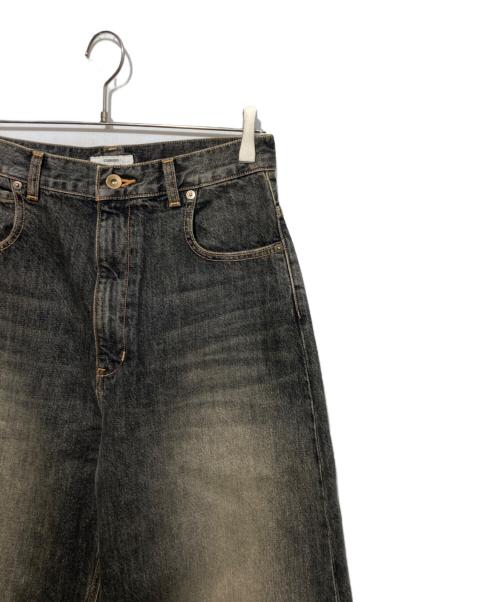 STUDIOUS（ステュディオス）STUDIOUS (ステュディオス) Damaged Barrel Leg Jeans ブラック サイズ:3の古着・服飾アイテム