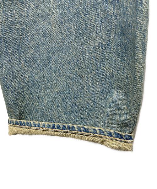 STUDIOUS（ステュディオス）STUDIOUS (ステュディオス) Damaged Barrel Leg Jeans インディゴ サイズ:2の古着・服飾アイテム
