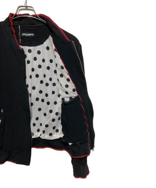 DOLCE & GABBANA（ドルチェ＆ガッバーナ）DOLCE & GABBANA (ドルチェ＆ガッバーナ) ロゴプレートトラックジャケット ブラック サイズ:50の古着・服飾アイテム