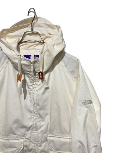 THE NORTHFACE PURPLELABEL（ザ・ノースフェイス パープルレーベル）THE NORTHFACE PURPLELABEL (ザ・ノースフェイス パープルレーベル) JOURNAL STANDARD (ジャーナルスタンダード) 別注65/35 マウンテンウインドパーカー ホワイト サイズ:Sの古着・服飾アイテム