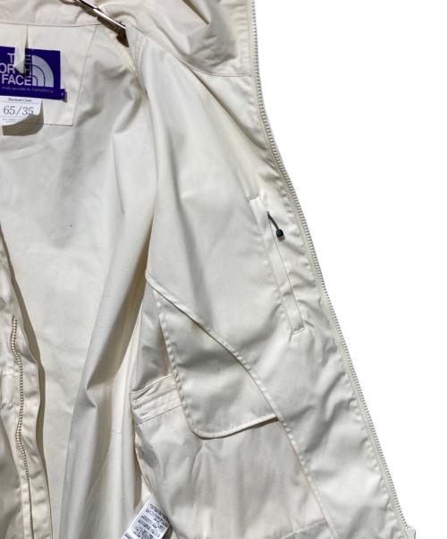 THE NORTHFACE PURPLELABEL（ザ・ノースフェイス パープルレーベル）THE NORTHFACE PURPLELABEL (ザ・ノースフェイス パープルレーベル) JOURNAL STANDARD (ジャーナルスタンダード) 別注65/35 マウンテンウインドパーカー ホワイト サイズ:Sの古着・服飾アイテム
