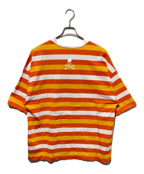Mastermind JAPAN（マスターマインド ジャパン）Mastermind JAPAN (マスターマインド ジャパン) ボーダーカットソー オレンジ サイズ:XLの古着・服飾アイテム
