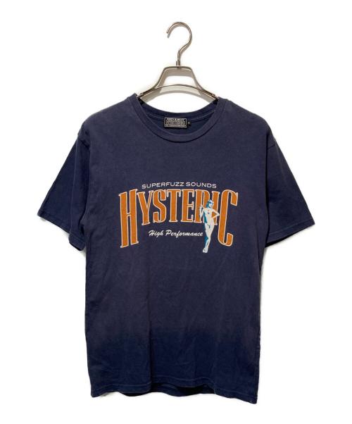Hysteric Glamour（ヒステリックグラマー）Hysteric Glamour (ヒステリックグラマー) FUZZY LADY Tシャツ ネイビー サイズ:Sの古着・服飾アイテム