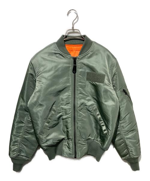 ALPHA（アルファ）ALPHA (アルファ) MA-1ジャケット オリーブ サイズ:Sの古着・服飾アイテム