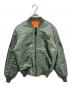 ALPHA（アルファ）の古着「MA-1ジャケット」｜オリーブ