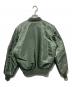 ALPHA (アルファ) MA-1ジャケット オリーブ サイズ:S：10000円