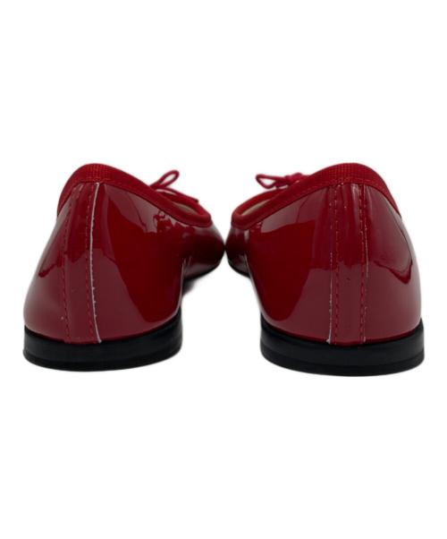 repetto（レペット）repetto (レペット) Cendrillon パテントバレエシューズ レッド サイズ:39の古着・服飾アイテム