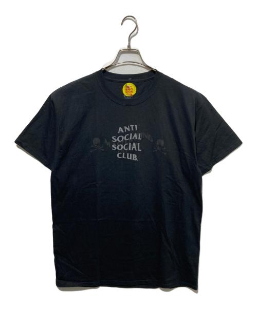 anti social social CLUB（アンチソーシャルソーシャルクラブ）ANTI SOCIAL SOCIAL CLUB (アンチソーシャルソーシャルクラブ) Mastermind JAPAN (マスターマインド ジャパン) コラボプリントTシャツ ブラック サイズ:Lの古着・服飾アイテム