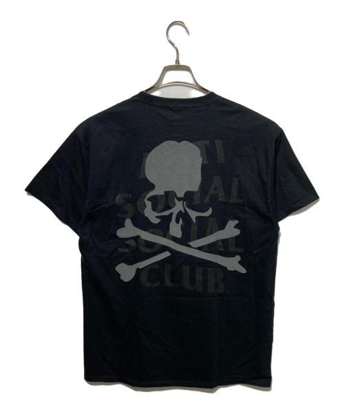 anti social social CLUB（アンチソーシャルソーシャルクラブ）ANTI SOCIAL SOCIAL CLUB (アンチソーシャルソーシャルクラブ) Mastermind JAPAN (マスターマインド ジャパン) コラボプリントTシャツ ブラック サイズ:Lの古着・服飾アイテム