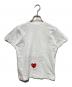 PLAY COMME des GARCONS (プレイコムデギャルソン) CDG (シーディージー) ハートロゴプリントTシャツ ホワイト サイズ:L：6000円