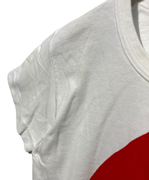 PLAY COMME des GARCONS（プレイコムデギャルソン）PLAY COMME des GARCONS (プレイコムデギャルソン) ハートプリントTシャツ ホワイト サイズ:Lの古着・服飾アイテム