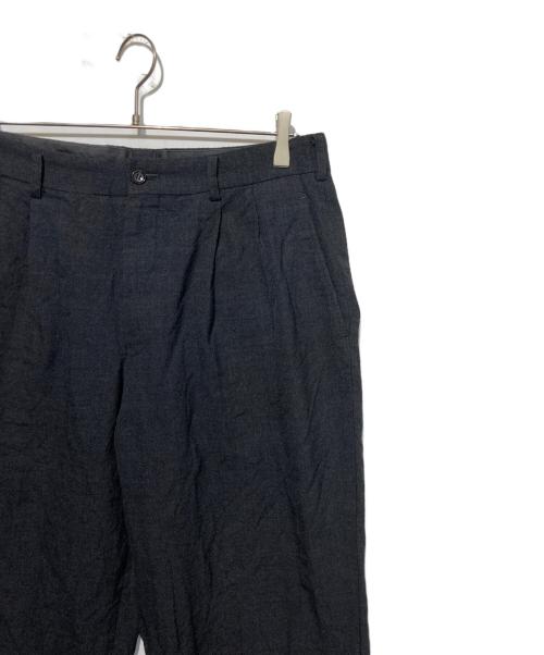 COMME des GARCONS HOMME（コムデギャルソン オム）COMME des GARCONS HOMME (コムデギャルソン オム) タックスラックス グレー サイズ:Lの古着・服飾アイテム