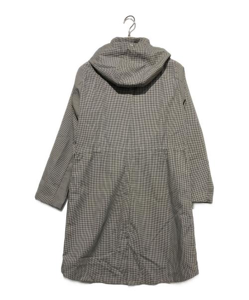 HERNO（ヘルノ）HERNO (ヘルノ) 千鳥柄フーデッドコート グレー サイズ:44の古着・服飾アイテム