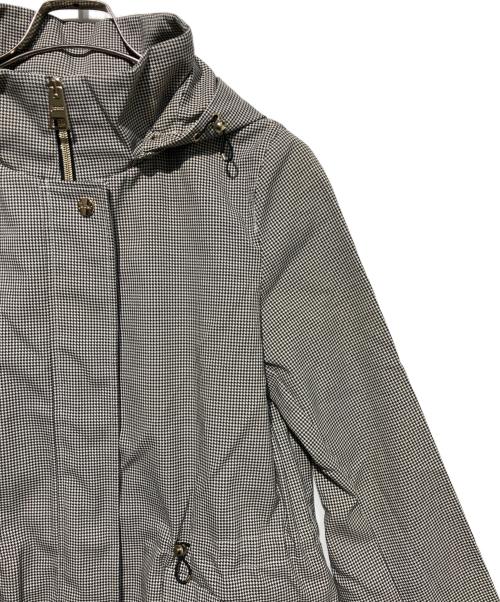 HERNO（ヘルノ）HERNO (ヘルノ) 千鳥柄フーデッドコート グレー サイズ:44の古着・服飾アイテム