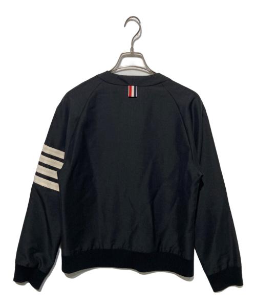 Thom Browne（トムブラウン）Thom Browne (トムブラウン) 4BAR ストライプカーディガン ブラック サイズ:1の古着・服飾アイテム