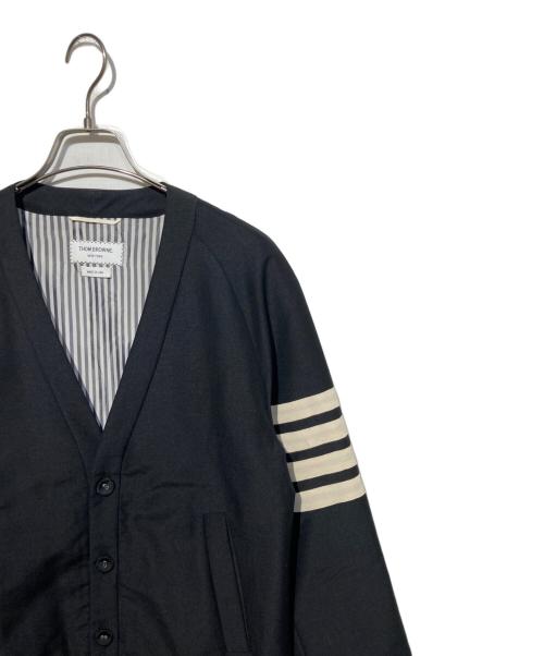 Thom Browne（トムブラウン）Thom Browne (トムブラウン) 4BAR ストライプカーディガン ブラック サイズ:1の古着・服飾アイテム
