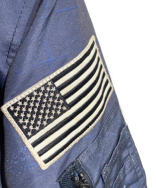 AVIREX（アヴィレックス）AVIREX (アヴィレックス) roarguns (ロアーガンズ) 二丁拳銃MA1フライトジャケット ネイビー サイズ:Lの古着・服飾アイテム