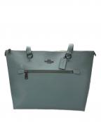 COACHコーチ）の古着「ギャラリーレザートート」｜ブルー