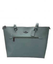 COACH（コーチ）の古着「ギャラリーレザートート」｜ブルー