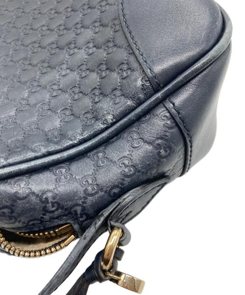 GUCCI（グッチ）GUCCI (グッチ) ショルダーバッグ ネイビーの古着・服飾アイテム