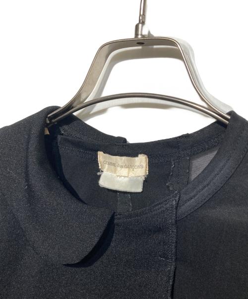 COMME des GARCONS（コムデギャルソン）COMME des GARCONS (コムデギャルソン) アシンメトリーデザインカットソー ブラック サイズ:XSの古着・服飾アイテム