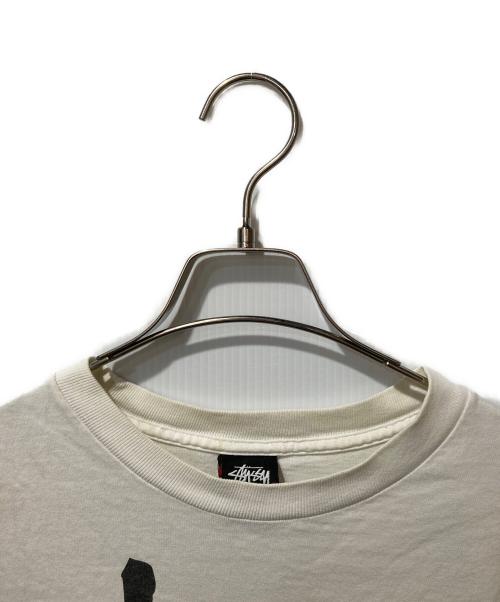 stussy（ステューシー）stussy (ステューシー) オールドプリントTシャツ ホワイト サイズ:Lの古着・服飾アイテム
