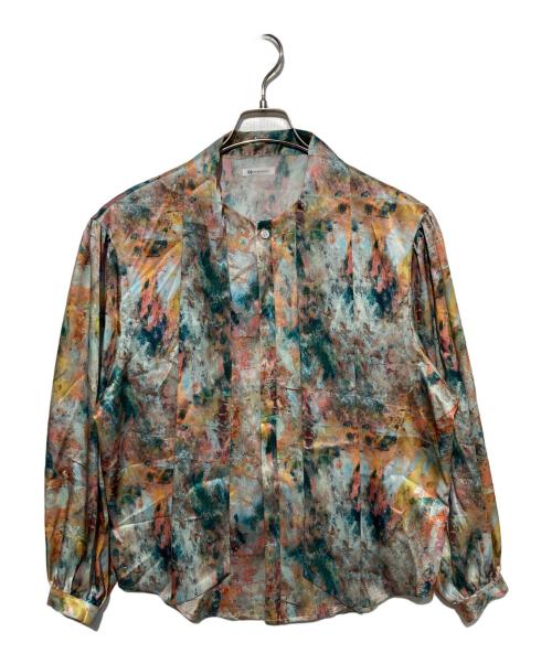 HERALBONY（ヘラルボニー）HERALBONY (ヘラルボニー) サテンボウタイブラウス「サンバ」 マルチカラー サイズ:Freeの古着・服飾アイテム