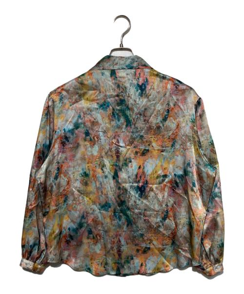 HERALBONY（ヘラルボニー）HERALBONY (ヘラルボニー) サテンボウタイブラウス「サンバ」 マルチカラー サイズ:Freeの古着・服飾アイテム