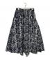 HERALBONY（ヘラルボニー）の古着「フレアスカート「小川真広」」｜グレー×ブラック